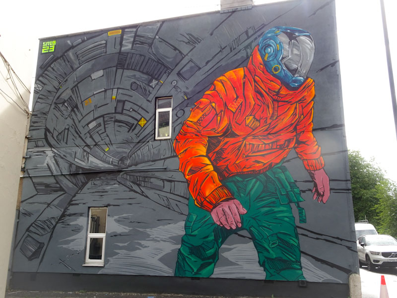 Snub 23, North Street, Bristol, July 2021, Upfest 21