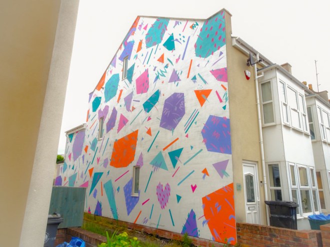 Emotional Waterfall Art, Smyth Road, Bristol, June 2021, Upfest 21