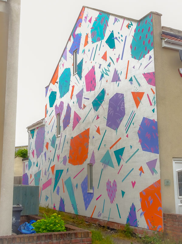 Emotional Waterfall Art, Smyth Road, Bristol, June 2021, Upfest 21