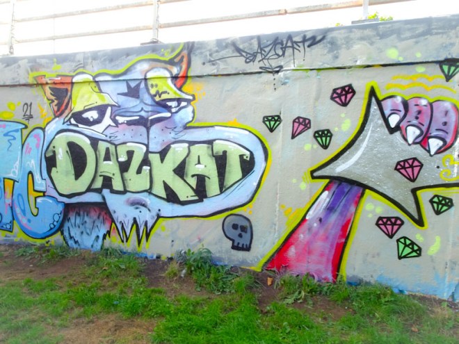 Daz Cat, M32 roundabout, Bristol, August 2021