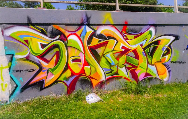 Soker, M32 roundabout, Bristol, July 2021