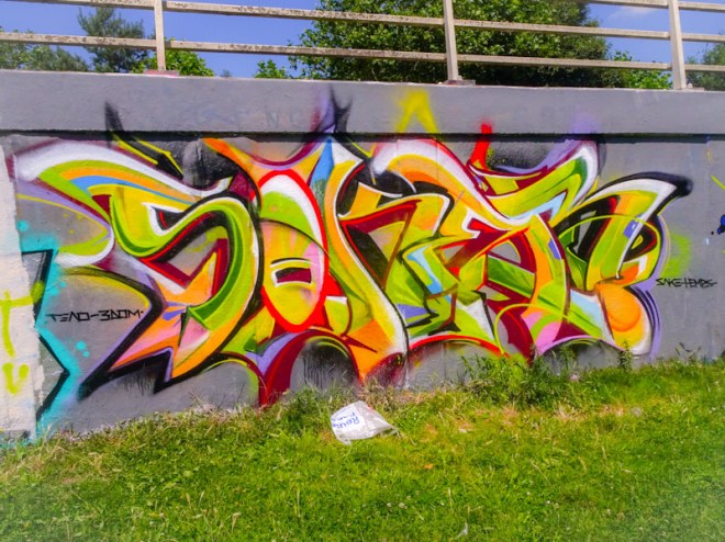 Soker, M32 roundabout, Bristol, July 2021