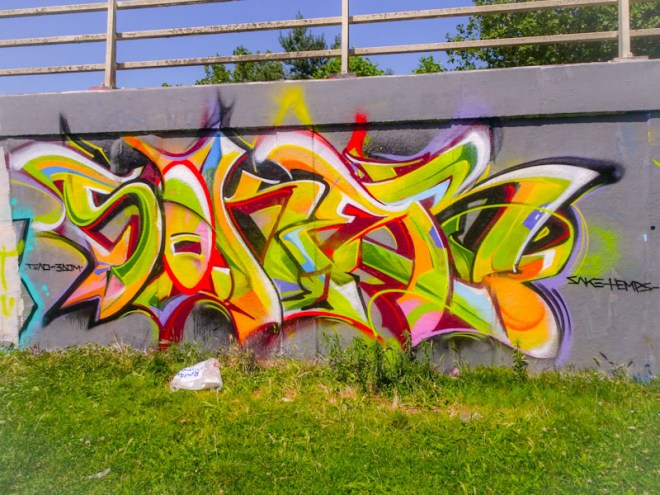 Soker, M32 roundabout, Bristol, July 2021