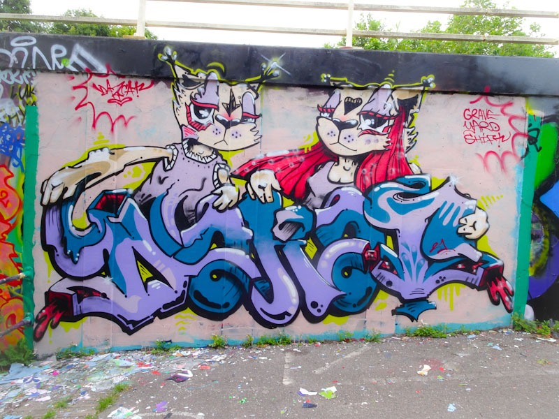 Daz Cat, M32 roundabout, Bristol, July 2021