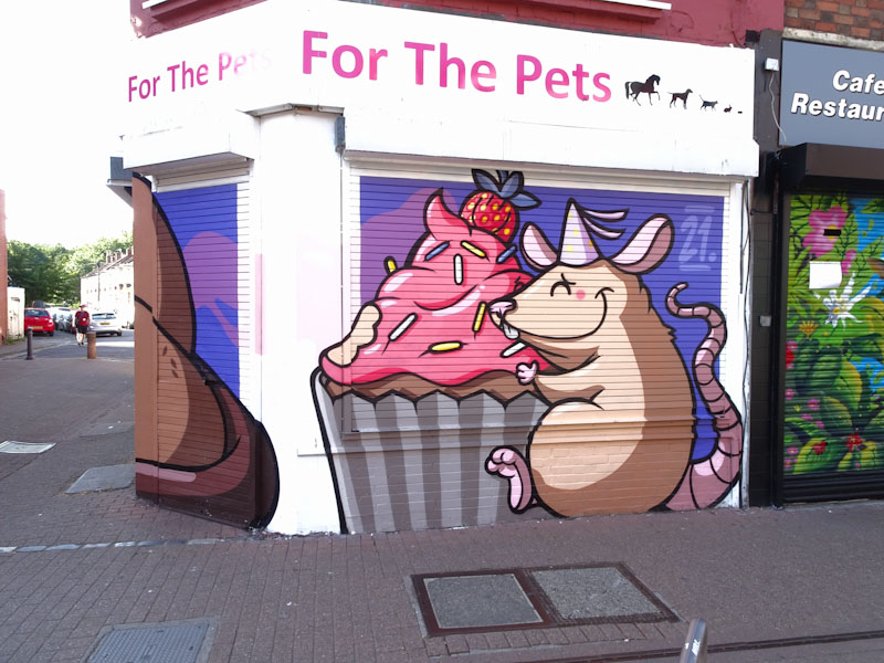 Roo, East Street, Bristol, July 2021, Upfest 21