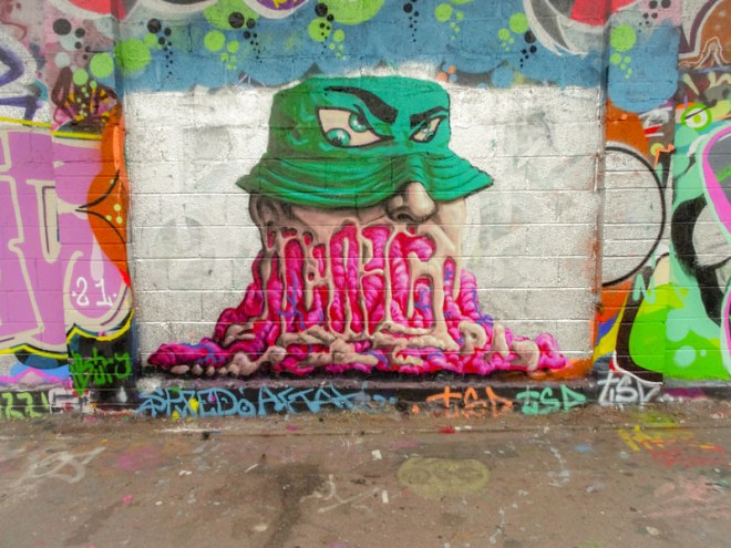 Laic217, M32 cycle path, Bristol, August 2021