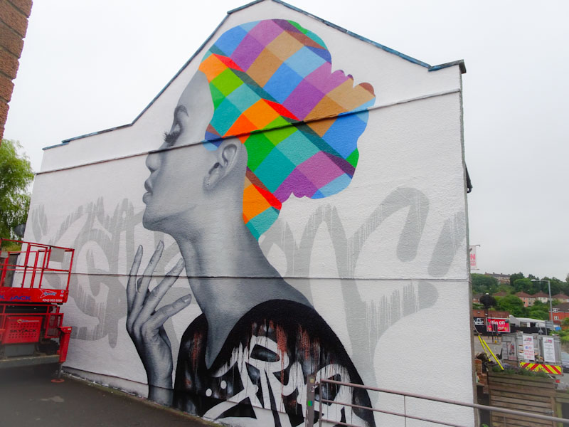 Koeone and Paul Monsters, West Street, Bristol, June 2021, Upfest 21