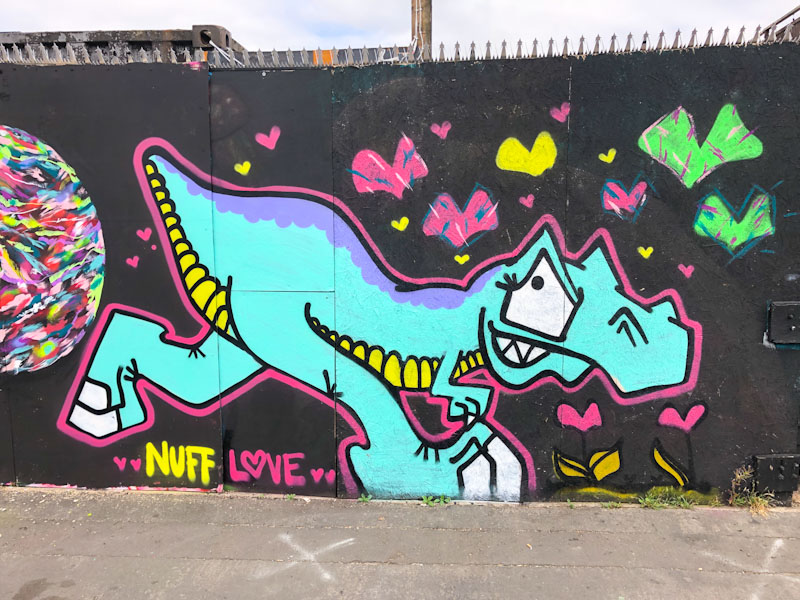 T-Rex, Alfred Street, Bristol, September 2021