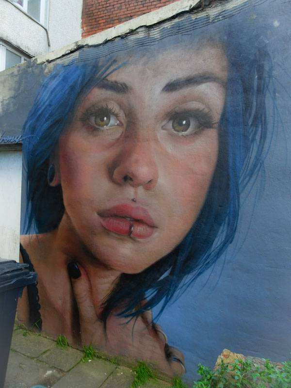 Irony, West Street, Bristol, October 2021, Upfest 21