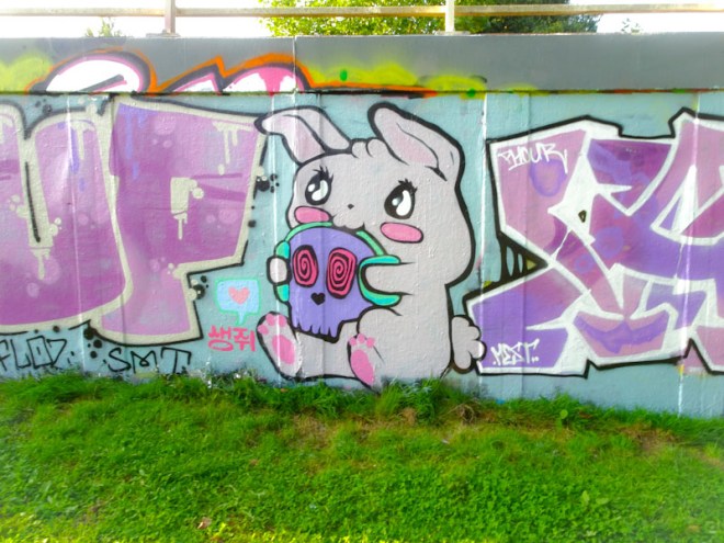 Maesyhook, M32 roundabout, Bristol, August 2021