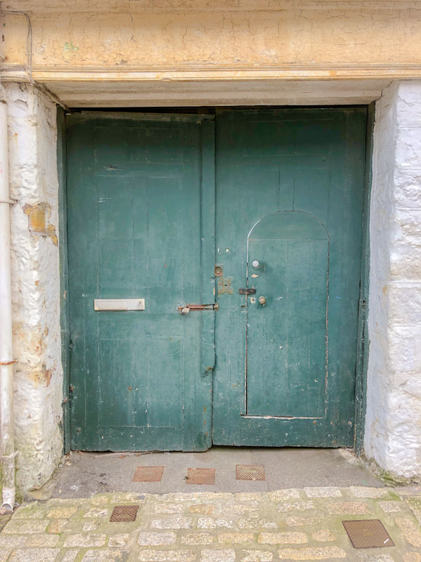 Perfect door within a door door, Truro, Cornwall, August 2021
