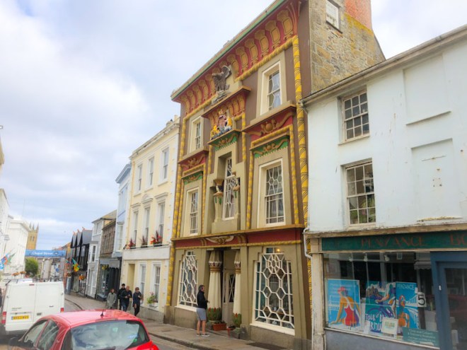 The Egyptian House, Penzance, Cornwall, August 2021
