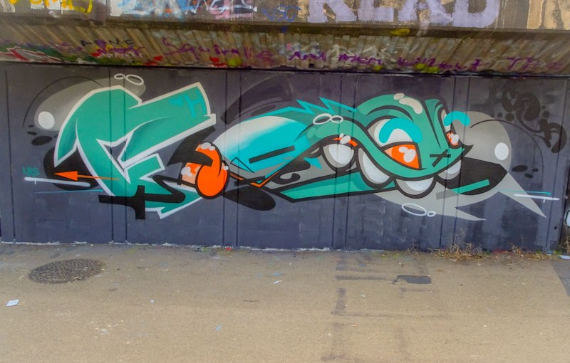 Flava136, M32 Cycle path, Bristol, August 2021