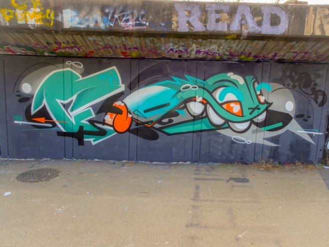 Flava136, M32 Cycle path, Bristol, August 2021