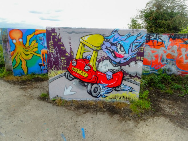 Daz Cat, Purdown Battery, Bristol, September 2021