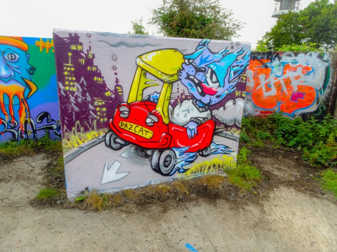 Daz Cat, Purdown Battery, Bristol, September 2021