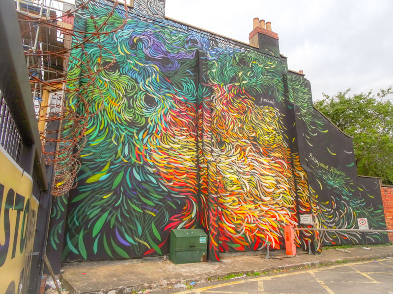 Farrah, Greville Road, Bristol, September 2021, Upfest 21