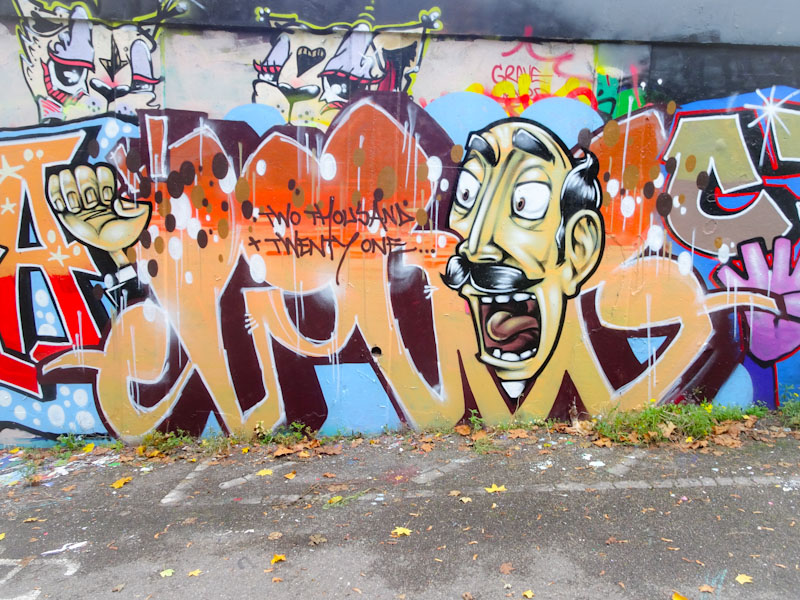 Logoe and Sepr, M32 roundabout, Bristol, October 2021