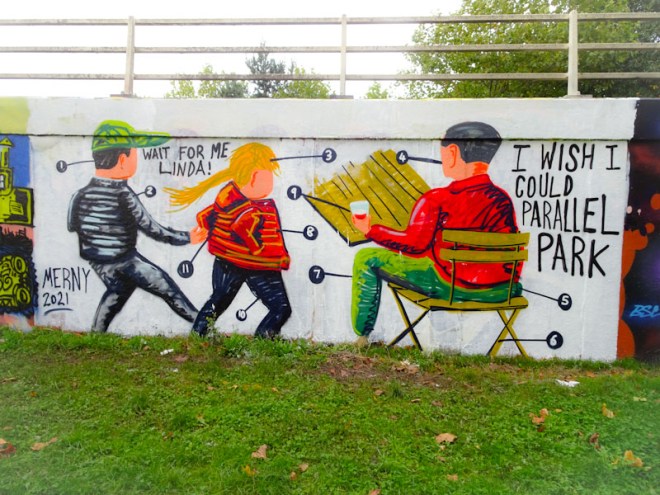 Morny (Merny), M32 roundabout, Bristol, October 2021