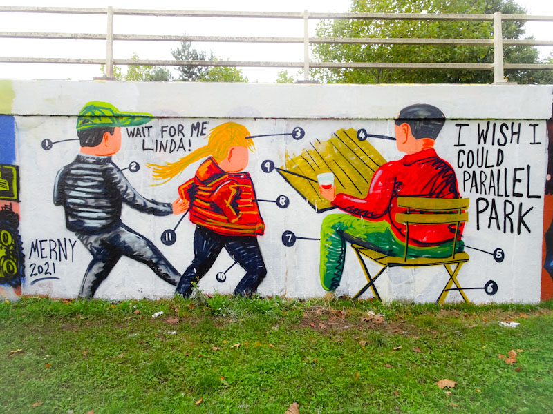 Morny (Merny), M32 roundabout, Bristol, October 2021