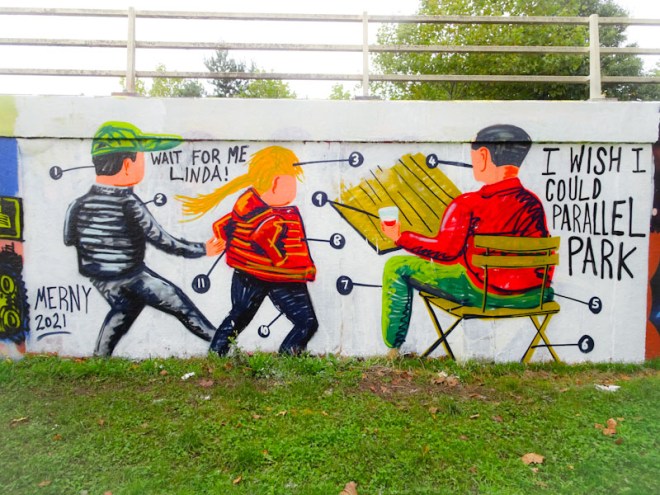 Morny (Merny), M32 roundabout, Bristol, October 2021