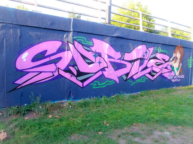 Subtle, M32 roundabout, Bristol, September 2021