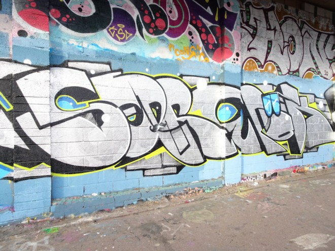 Sepr and 3Dom, M32 Cycle path, Bristol, November 2021