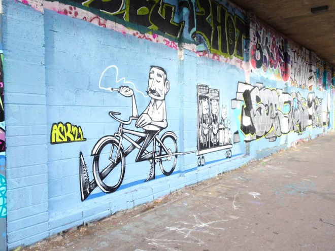 Sepr and 3Dom, M32 Cycle path, Bristol, November 2021
