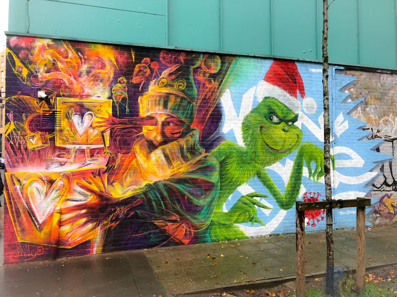 Tom Miller and Kin Dose (Kin Official), Nelson Street, Bristol, December 2021