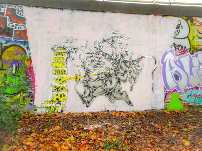 Klub2020, M32 roundabout, Bristol, December 2021