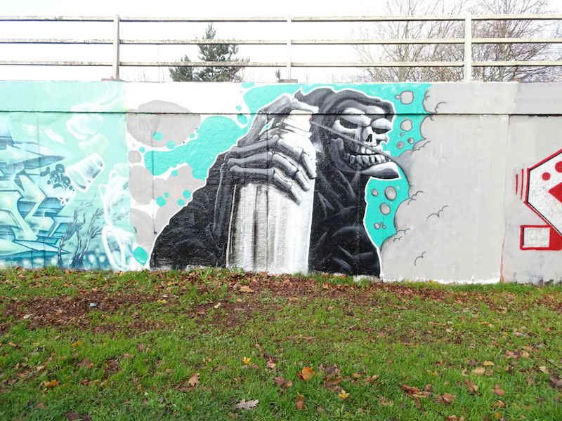 Laic217, M32 roundabout, Bristol, December 2021