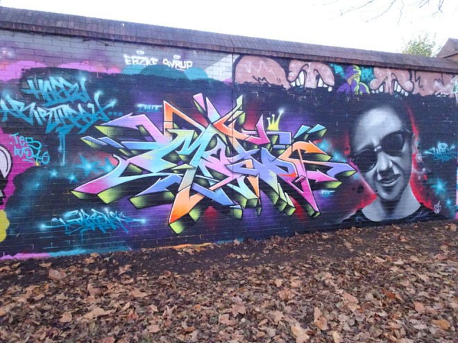 Dibz and Shade One, Sparke Evans Park, Bristol, November 2021