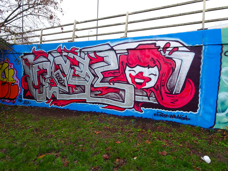 Face 1st, M32 roundabout, Bristol, January 2022