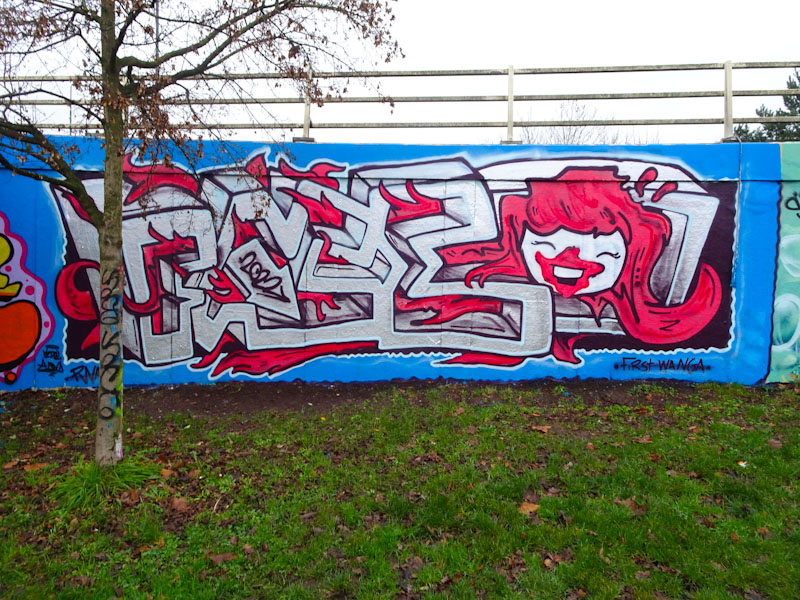 Face 1st, M32 roundabout, Bristol, January 2022
