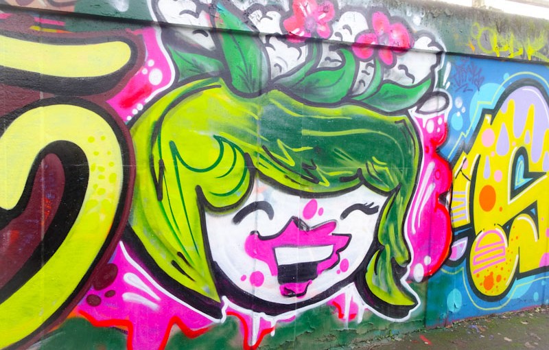 Face 1st, M32 roundbout, Bristol, January 2022