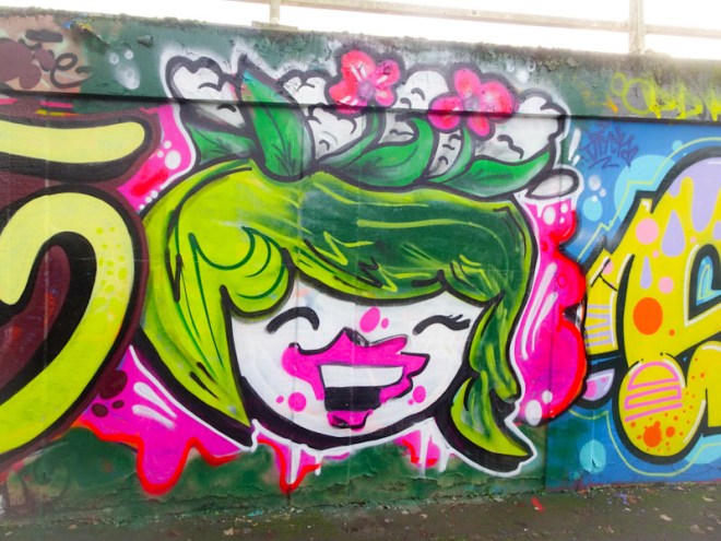 Face 1st, M32 roundbout, Bristol, January 2022