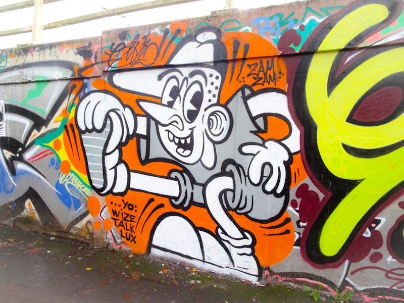 Chill, M32 roundbout, Bristol, January 2022