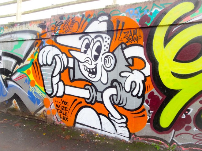 Chill, M32 roundbout, Bristol, January 2022