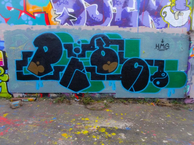 Pl8o, M32 Cycle path, Bristol, December 2021