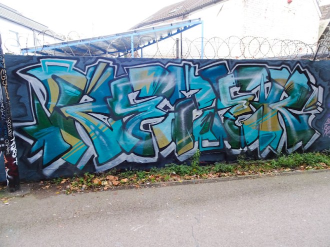 Rezwonk, M32 Cycle path, Bristol, December 2021