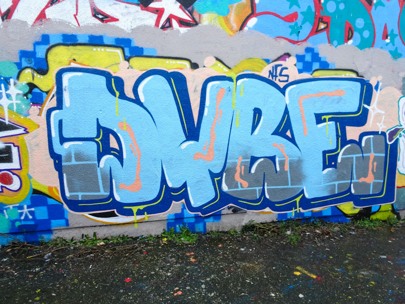 Dybe, M32 Cycle path, Bristol, January 2022