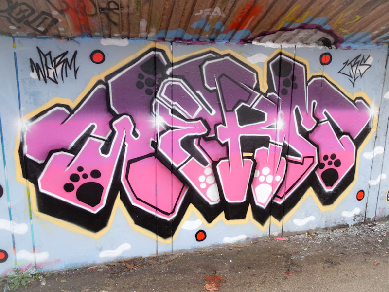 Werm, M32 Cycle path, Bristol, February 2022