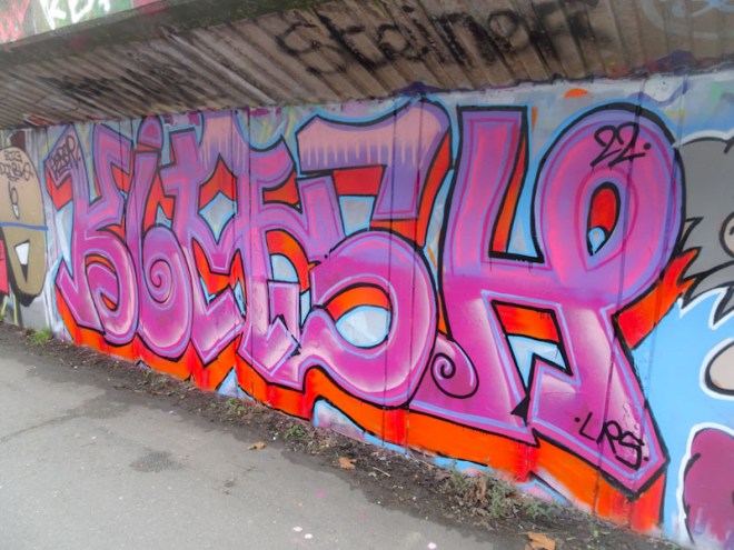 Klashwhensober, M32 Cycle path, Bristol, February 2022