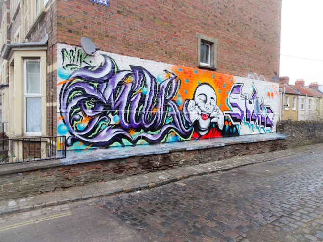 Wxttsart, Rozalita and Stika, Albert Park Place, Bristol, January 2022