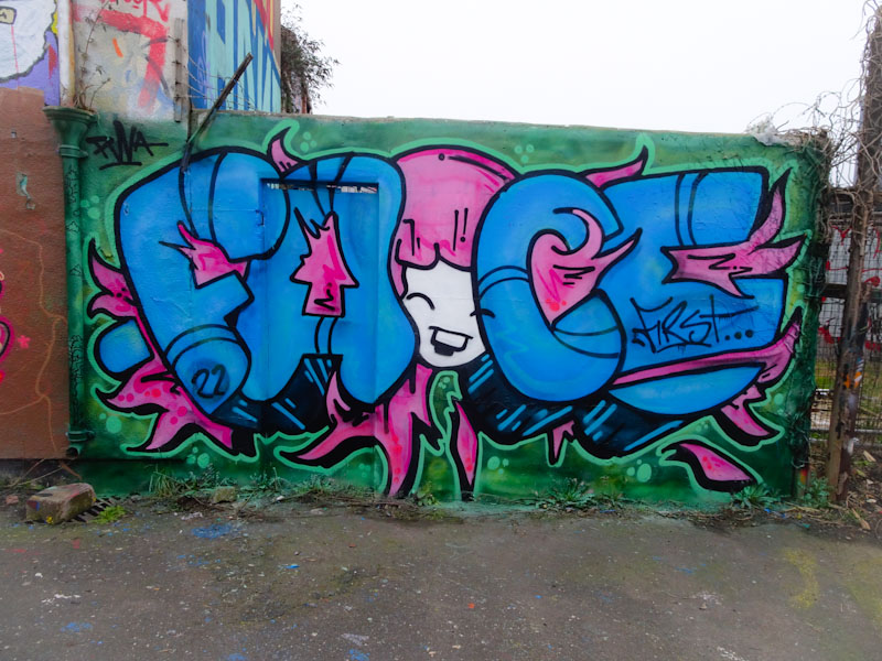 Face 1st, M32 cycle path, Bristol, January 2021