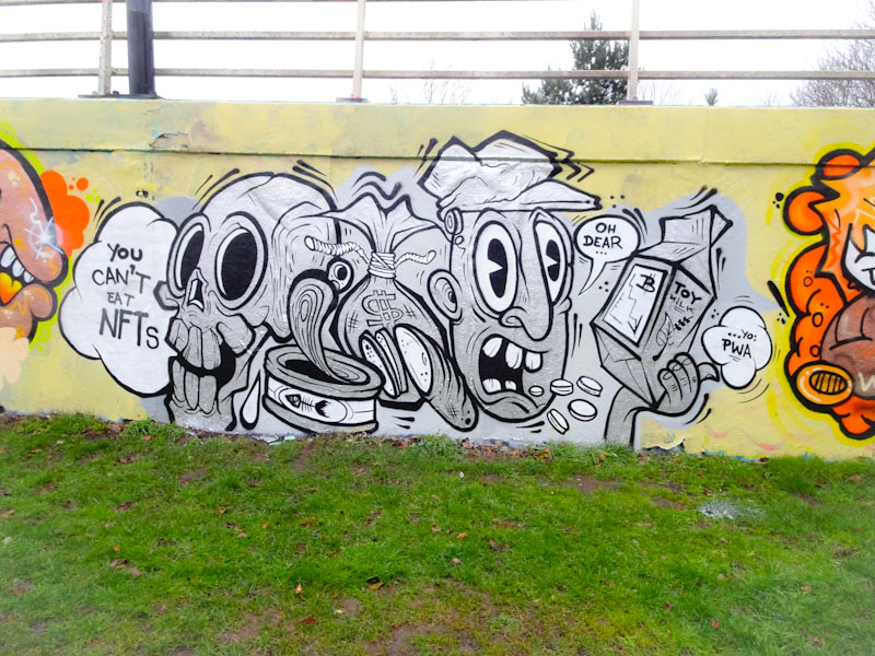 Chill, M32 roundabout, Bristol, March 2022