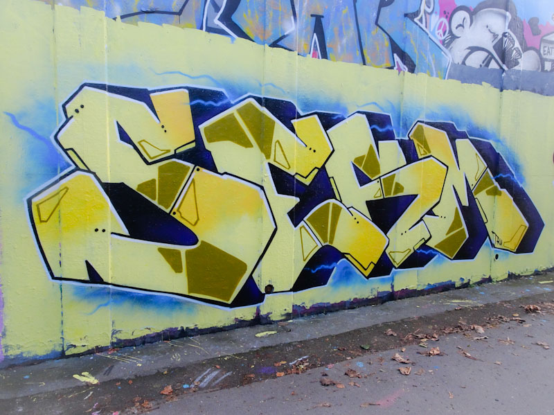 Serm, M32 roundabout, Bristol, March 2022