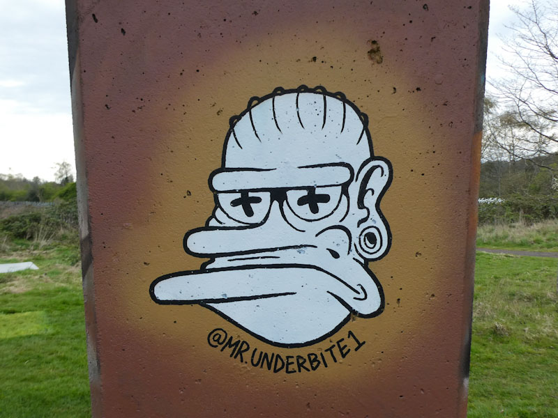 Mr Underbite, Brunel Way, Bristol, April 2022