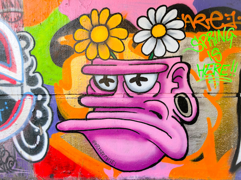 Mr Underbite, Brunel Way, Bristol, March 2022