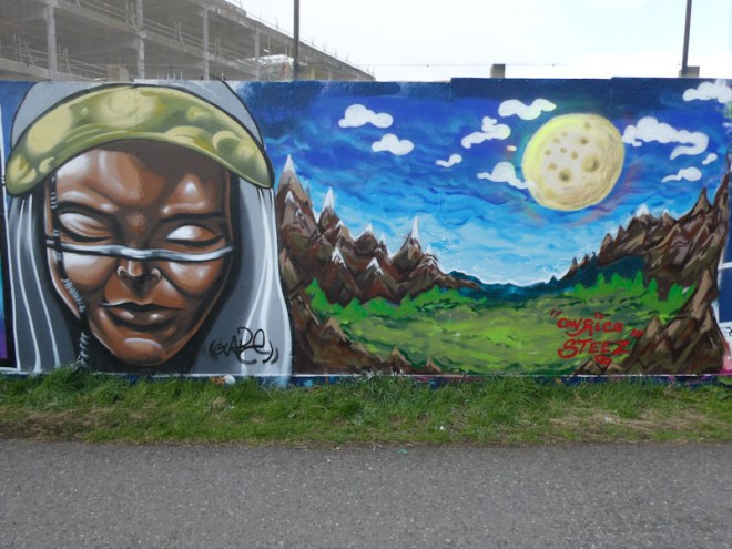 Zake and Conrico, Greenbank, Bristol, April 2022